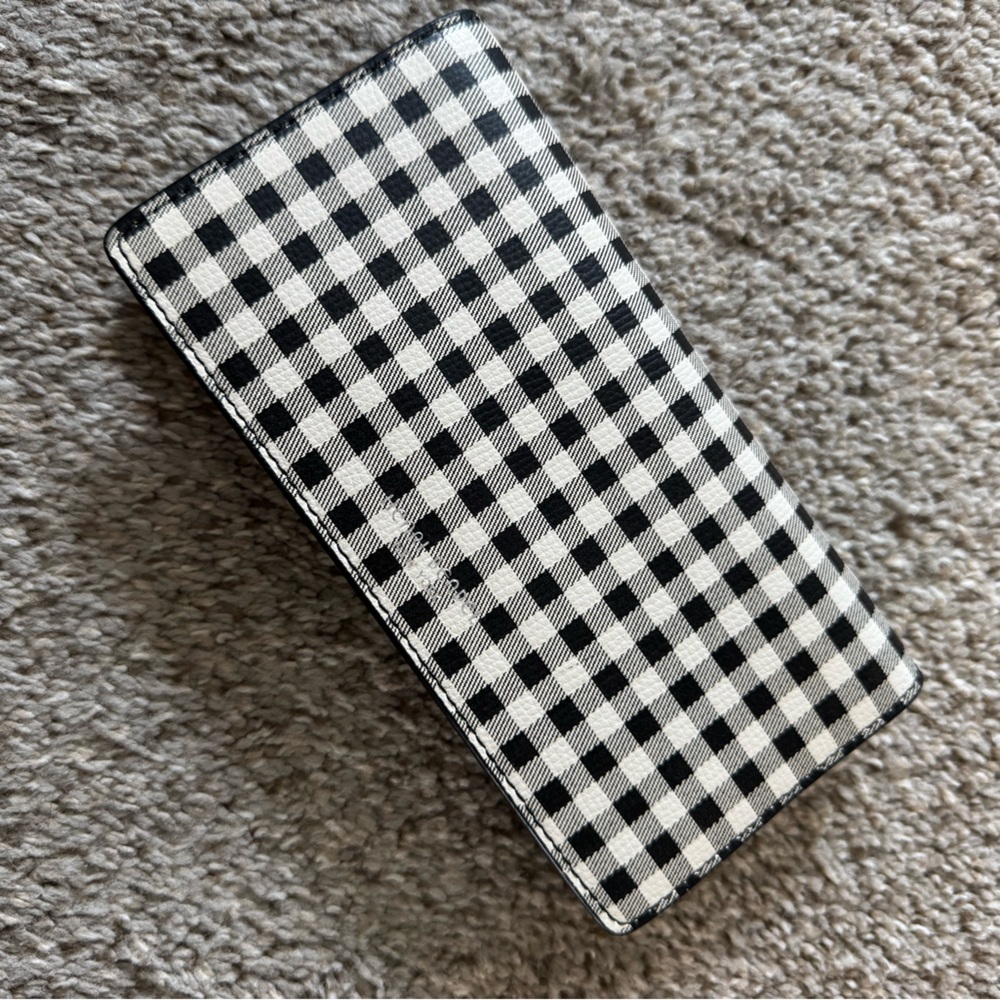 Henri bendel gingham wallet